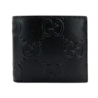 在飛比找蝦皮商城優惠-Gucci Embossed GG Logo八卡對開短夾(6