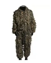 3D Leafy Camouflage Jungle Hunting Ghillie Bionic Suit Set