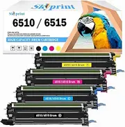 6510 6515 Drum Cartridge Compatible with Xerox 108R01420 108R01419 108R01417 108R01418 Drum Unit for Phaser 6510 Workcentre 6515 Printer.
