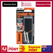 Ramset 6 x 40mm Stainless Steel DynaBolt Plus Hex Nut Bolt - 2 Pack