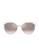 Michael Kors Women's Cat Eye Frame Silver Metal Sunglasses - MK1117