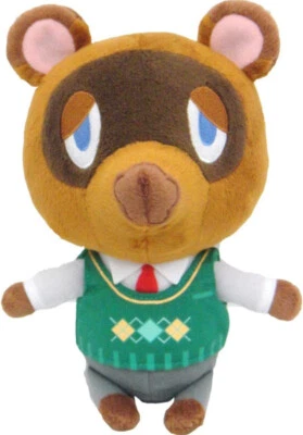 Sanei Boeki Animal Crossing Plush Toy Tom Nook 6.7×4.3×7.7in