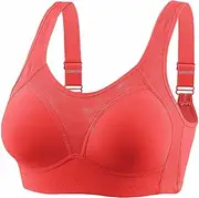 [Generic] Bras to Wear with A Backless Dress Women's Plus Size Soft Cotton Bra Comfortable Breathable Thin Size Plus Size Soft Cotton Underwear One Strap Sports Bras for Women