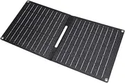 24W Portable Solar Panel, USB & USB C Output, Foldable Monocrystalline Solar Panel, Outdoor Travel Solar Charges for 5V Devices