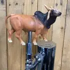 Brahman Bull TAP HANDLE For Beer Keg Kegerator Mini Pull Knob Farm Cattle