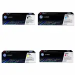 HP CE320A +CE321A+CE322A+CE323A原廠盒裝4色組 適用:CP1525NW/CM1415FN