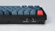 Keychron V1 Max Hot-Swappable RGB Backlit Keyboard (Black) (Gateron Red Switches)