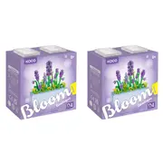 2x 239pc Koco Preserved Fresh Flower Lavender Kids Building Bricks Toy 6y+