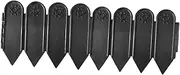 Generic Flower Bed Fencing Edging Border for Tree, Black