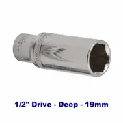 Kincrome K26171 - LOK-ON Deep Socket 19mm 1/2" Drive