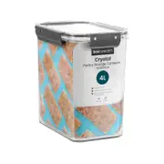 Boxsweden Crystal 4l/21cm Pantry Storage Container - Clear