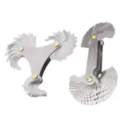 2 Sets Wrench Thread Template Pitch Gauge Caliper Measuring Tool
