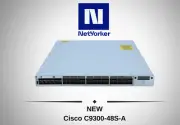 NEW Cisco Catalyst C9300-48S-A 48Port GE SFP Network Switch -Same Day Ship