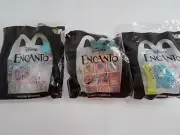 Disney Encanto Movie McDonalds Toy Lot of (3) Plastic Figures Sealed