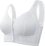 [Generic] Evybliss Bra, Moona Bra for Senior Women, Front Closure Breathable for Seniors,Front Closure