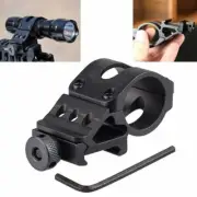 5mm Offset Rifle Scope Flashlight Torch Laser Weaver For Picatinny Rail Mount