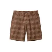 Brixton "Choice" Chino Shorts (Brown Houndstooth) Casual Short