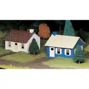 Bachmann 45608 O-Scale Plasticville Cape Cod Houses (2 Houses) Snap Kit