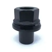 (1) Two Piece 28mm Sleeve Flanged M22x1.5 Wheel Nut 33mm Hex Unimount Hub Pilot