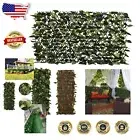 Expandable Faux Ivy Privacy Screen for Balcony & Patio - Realistic Green Fencing