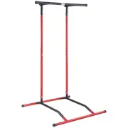 VEVOR Power Tower Dip Station, 2-Level Height Adjustable Pull Up Bar Stand,