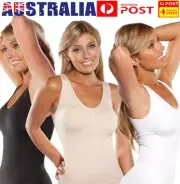 Cami Shaper Body Shape Wear Bra Tummy Trimmer Tank Seamless Top Camishaper AU