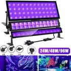 96W UV Black Light Bar Fixtures Ultraviolet Lamp Strip Christmas Party Club LED