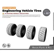 HO Scale 1/87 Engineering Vehicle Tires