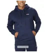 Mens Blue Medium FILA Performance Track Suit Jogging Suit Pant and Hoodie NWT