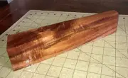 One Wedge Piece Hawaiian Koa Wood ~10 1/4" x 2 1/3" x 1 3/4" (#263)
