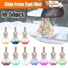10-50pcs Car Empty Perfume Hanging Bottle Air Freshener Diffuser Glass Ornament