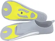 Training Fins - Comfortable Silicone Swimming Floating Flippers | Light and Powerful Short Fins for Swimming/Snorkelling Adults and Children | Adjustable Lightweight Pool Accessories for Kids Surfing