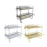 Practical Bathroom Wall Storage Unit Iron Construct Bathroom Shelf Essential