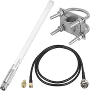 HNT Capture Helium Miner Fiberglass Antenna 915mhz and 1m (3ft) RG58 Cable N-Female to RP-SMA-Male (5 dbi)