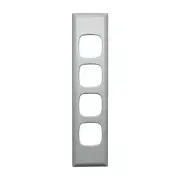 HPM Excel 4 Gang Architrave Light Switch White Cover | XLA770/4PLWE