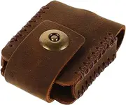 BESPORTBLE Camping Lighter Case Portable Leather Sleeve for Cigarette Lighter for Outdoor Activities