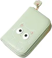 [STOBOK] Mini Wallet Coin Pouch Card Holder up Design Zipper Bag for Women Compact Practical