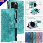 For iPhone 16 E 15 14 13 12 11 Pro Max XS SE 8/7 Case Leather Wallet Flip Cover