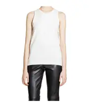 The Row Marius Ribbed Tank Top S,M white