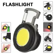 Mini COB Flashlights Bright Rechargeable Keychain Clips Small Flashlight Camping