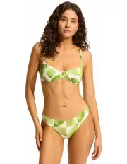 [Seafolly] Sunray Underwire Bra in Sage