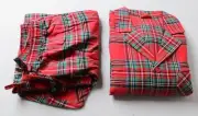 Holiday Lane Men's Matching Family Pajama Set AC2 Brinkley Plaid Medium NWT
