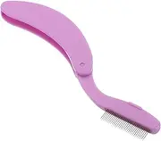 LIFKOME Versatile Beauty Tool Set Portable Folding Eyebrow Brush Lash Separator Stainless Steel Mascara Comb for On-the-go
