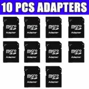 10 PCS Micro SD TransFlash TF Memory Card Adapter Convert To Standard SDHC Card