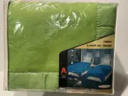 Vintage Chatham North Star Meteor Blanket 108 X 90 KING Acrylic Avacdo Green