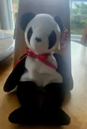 Ty Beanie Babies Panda Bear, Rare With Error 1997/ 1998 Markings