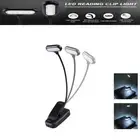 Mini LED Book Lamp Portable Clip-On Table Lamp Adjustable Eye Protection Reading