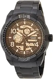 [FOSSIL] ME3256 Men's Watch Bronson Black, Black