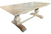MF Bellington Solid Timber Pedastal Leg Dining Table
