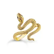 Genuine THOMAS SABO Romance Snake ring gold